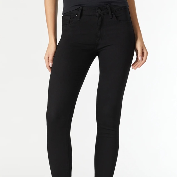 NWT Mavi Adriana Skinny Jeans-Black Tribeca